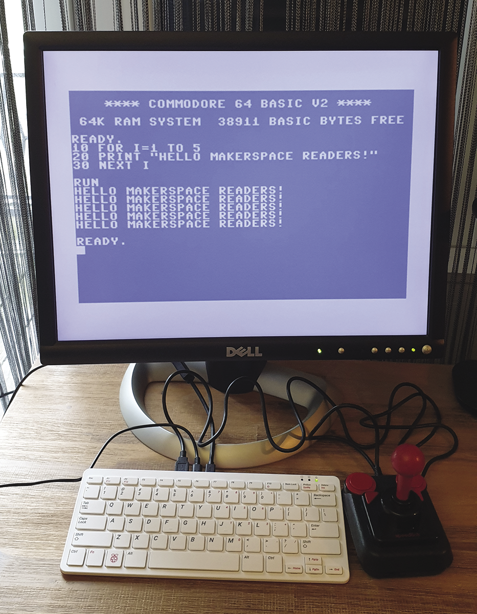 C64 Emulation on the Raspberry Pi 400