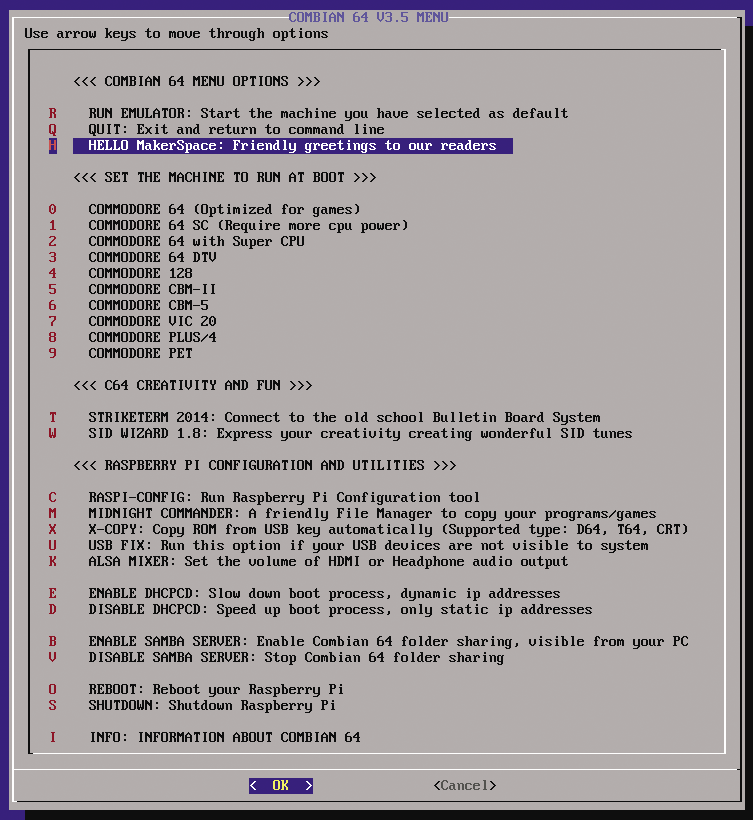 C64 Emulation on the Raspberry Pi 400