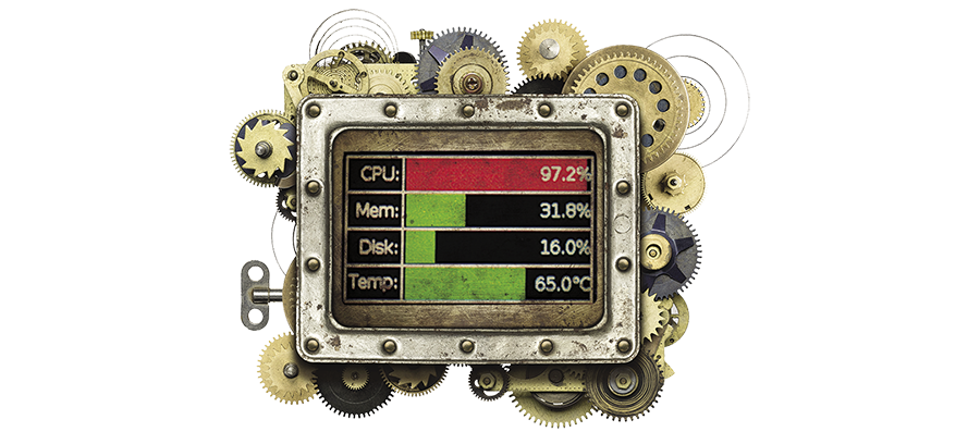 Plug-and-Play System Monitor for Rasp Pi and Others